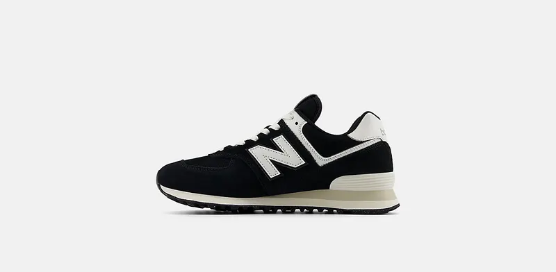 New Balance 574 Black White Beige (U574YCE)