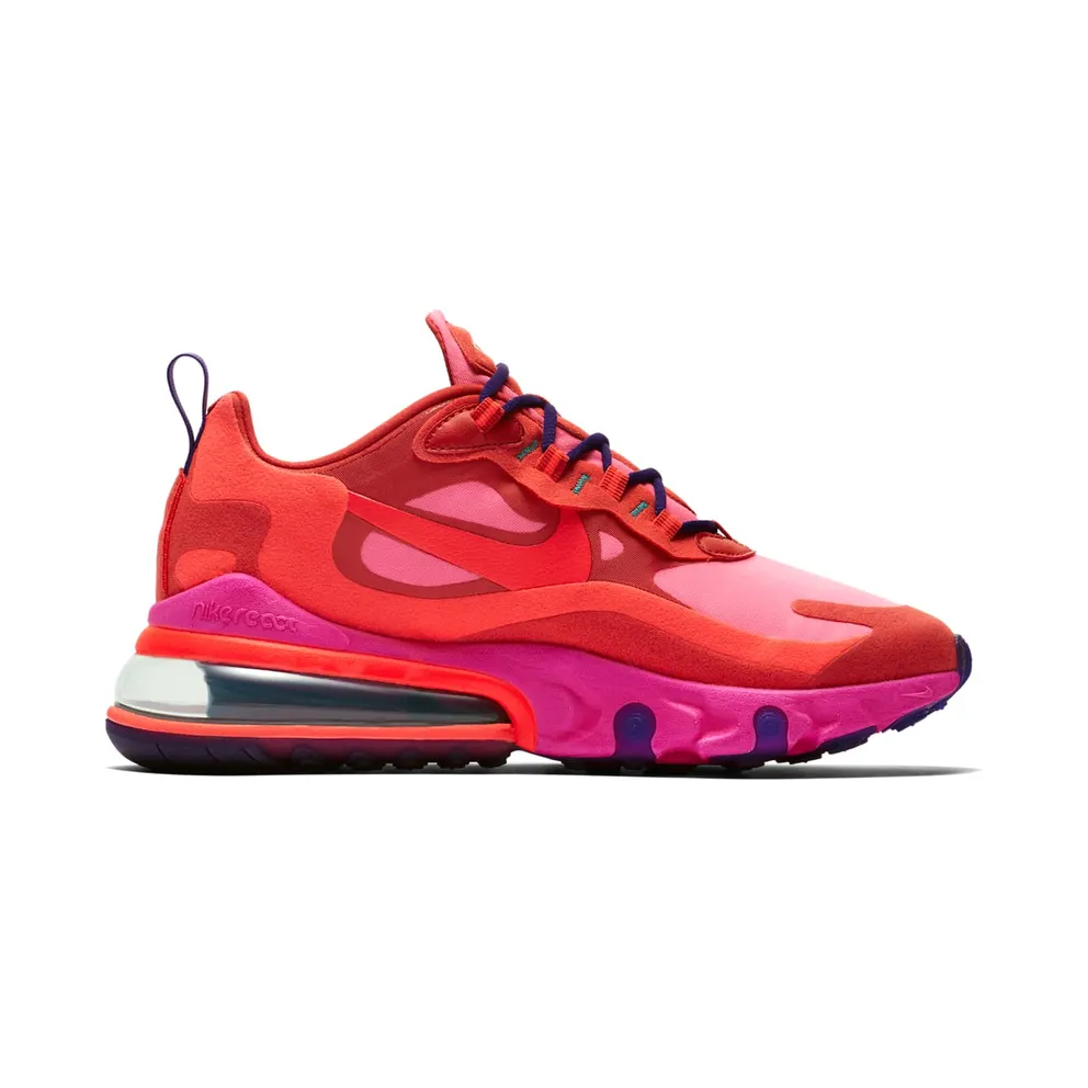 Nike Air Max 270 React Mystic Red (W) Mystic Red/Pink Blast/Habanero Red (AT6174-600)
