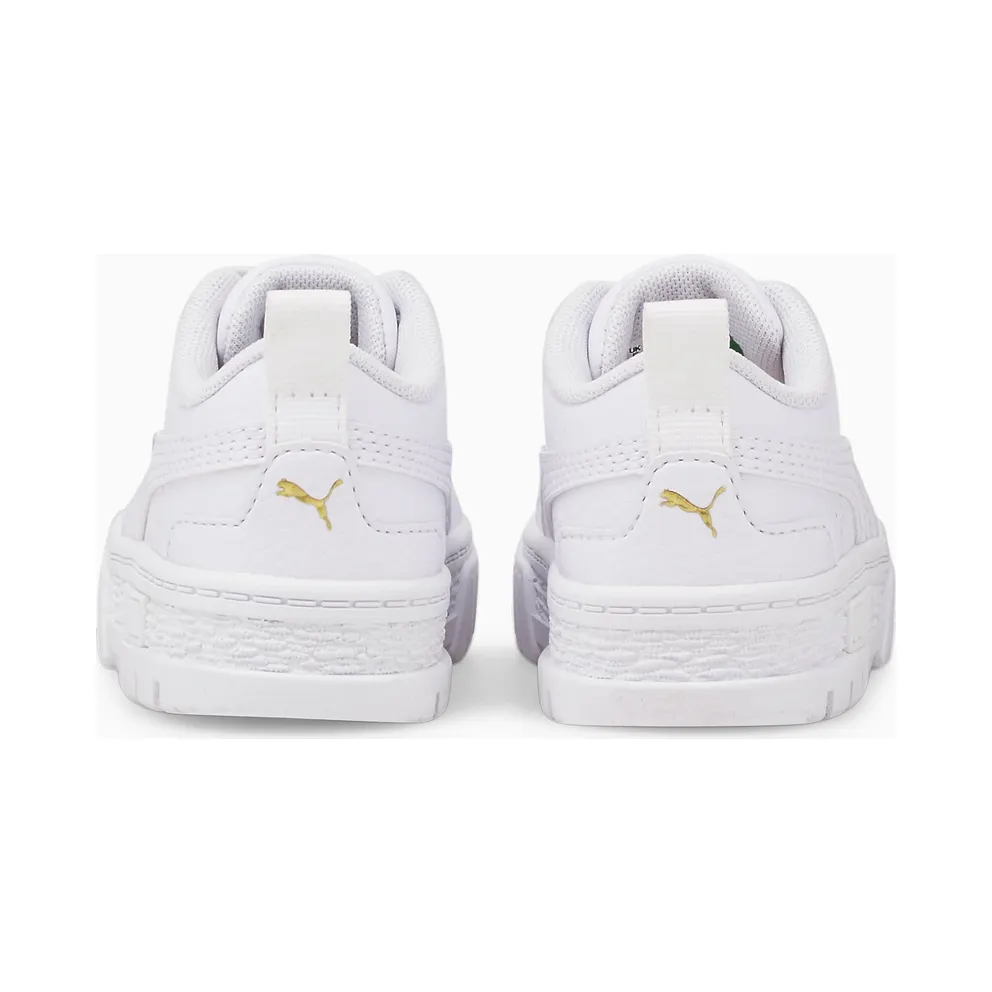 PUMA Mayze Lth Alternative Closure Babies’ White/Gold (385686-01)
