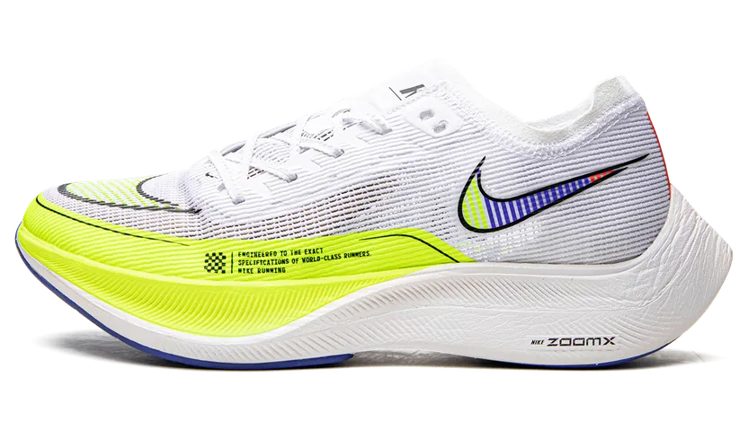 Nike ZoomX Vaporfly Next% 2 “White Volt Racer Blue” (CU4111-103)