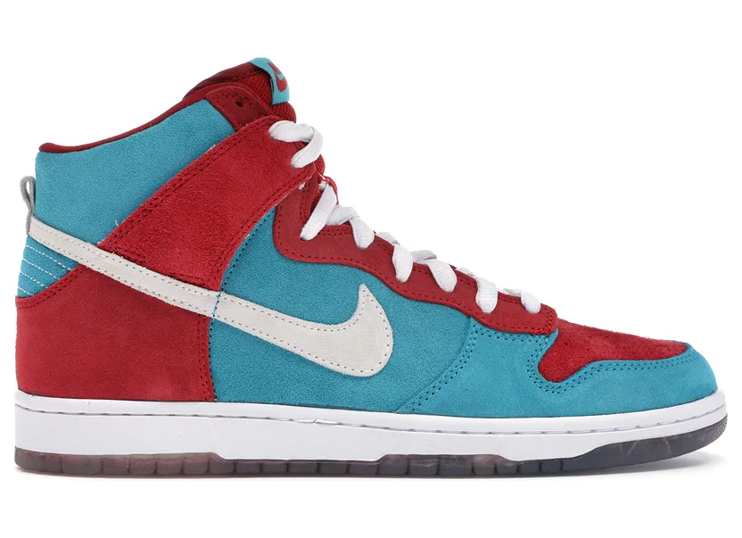 Nike Dunk High Premium SB ‘Bloody Gums’ Varsity Red/White (313171-611)