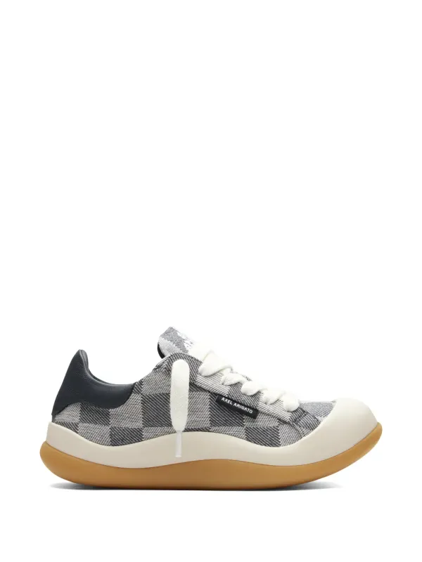 Axel Arigato Squish mit Karomuster – Grey (F3657002)