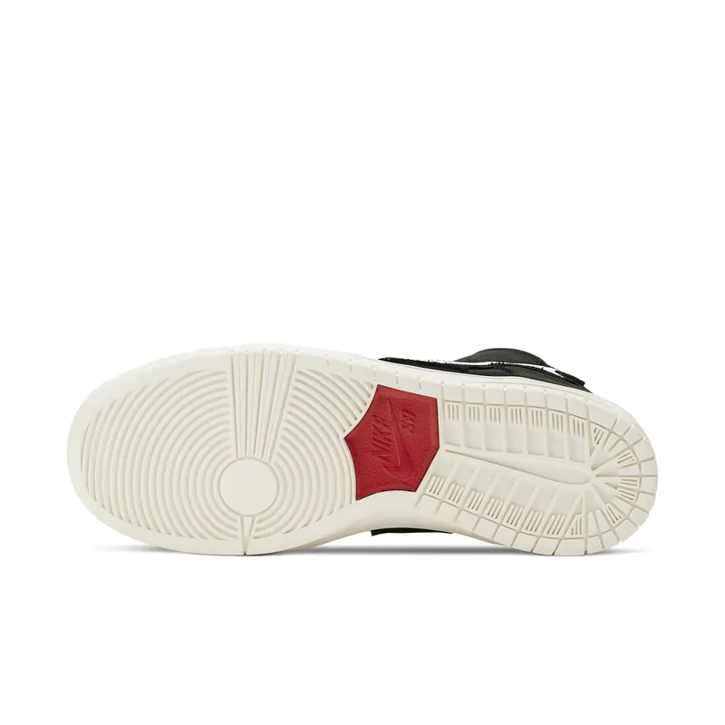 Nike SB Dunk High Oski Shark Black/White-Red-Sail (CI2692-001)