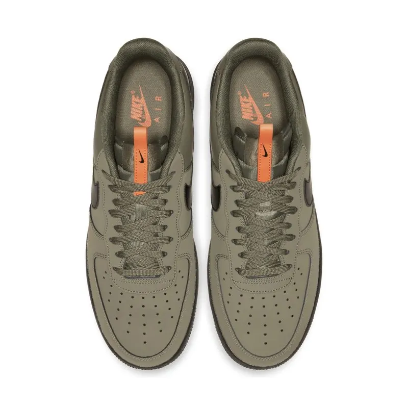 Nike Air Force 1 Low Medium Olive Medium Olive/Black-Starfish (BQ4326-200)