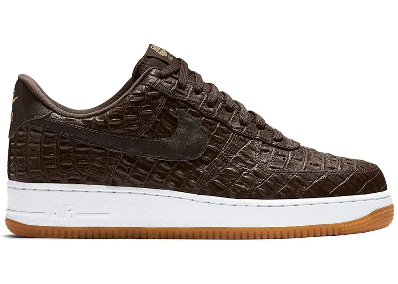 Nike Air Force 1 Low ’07 LV8 Crocodile Brown (718152-200)