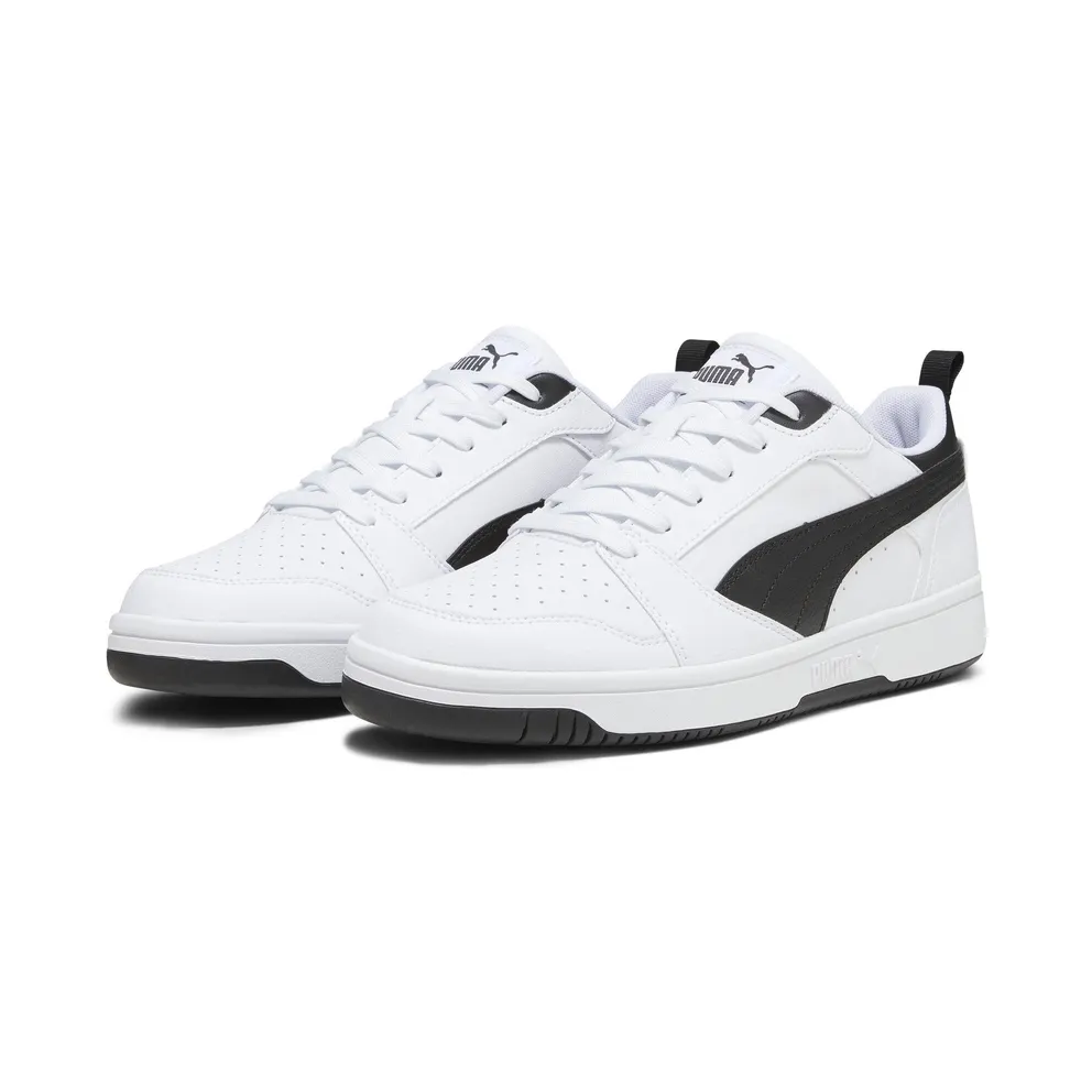 Puma Rebound V6 Low “Puma White / Puma Black / Puma Black” (392328_02)