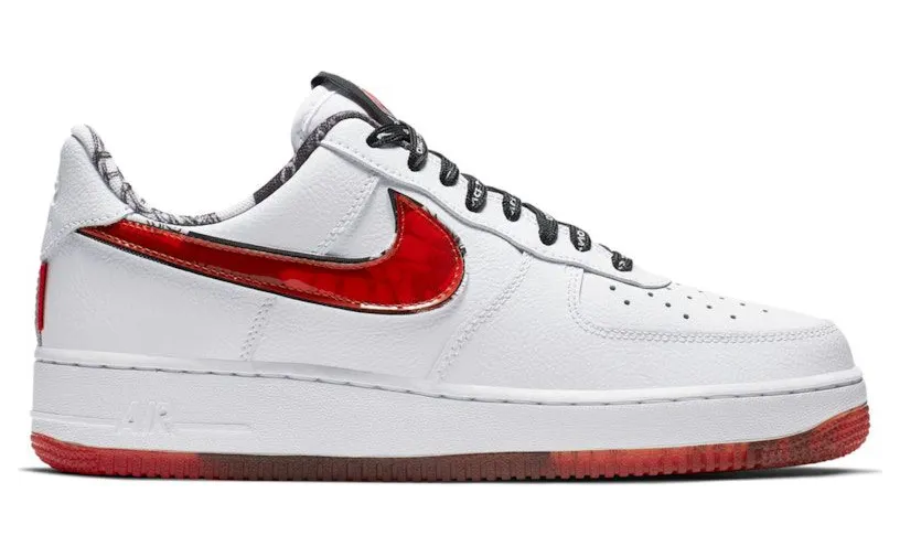 Nike Air Force 1 Low 07 LV8 White Red (CJ2826-178)