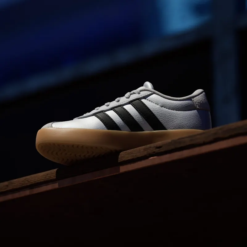 Adidas VL Court 3.0 Silver Metallic / Core Black / Light Solid Grey (IH3945)