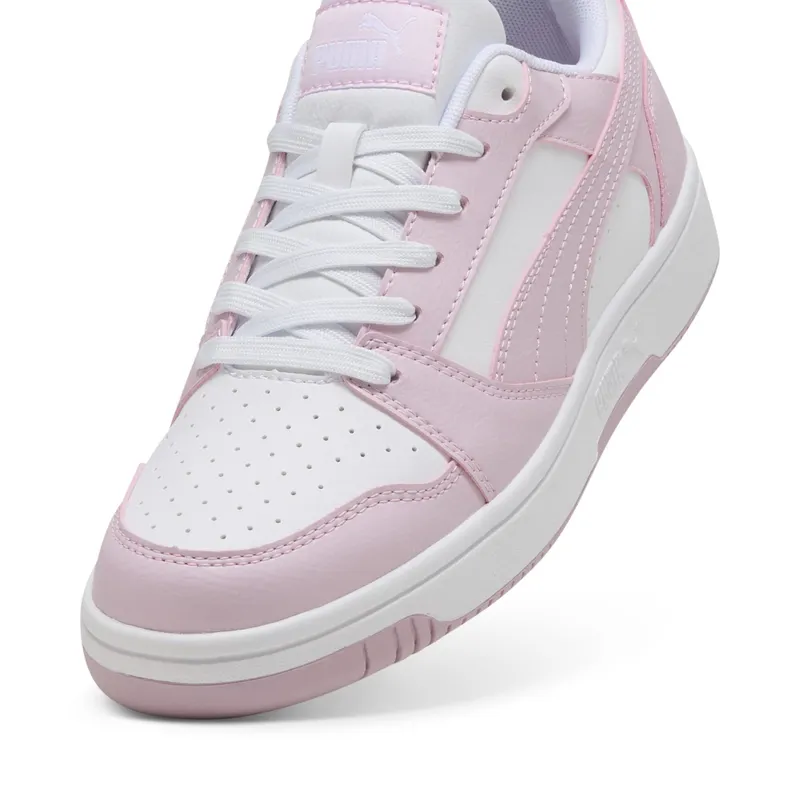 Puma Rebound V6 Low “Puma White / Rose Mauve” (392328_40)