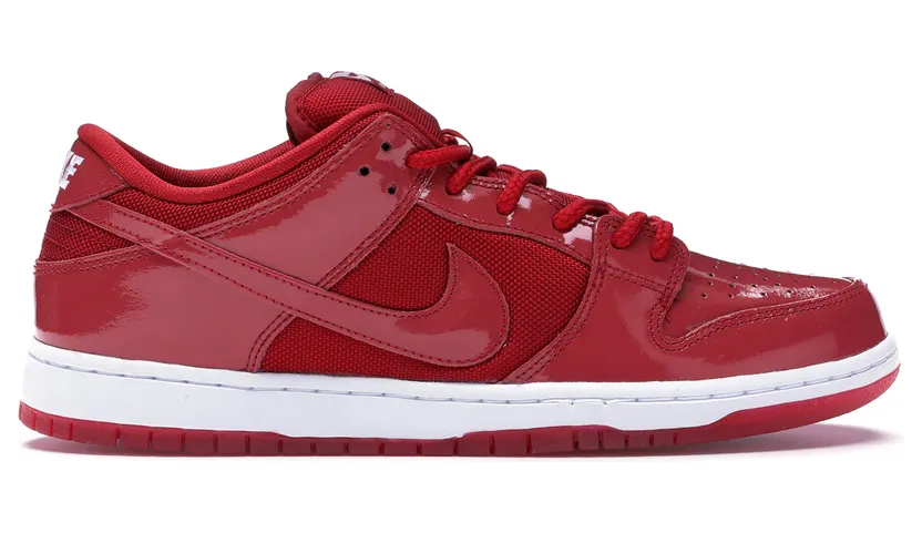 Nike Dunk Low Pro SB ‘Red Patent Leather’ Varsity Red / White / Varsity Red (304292-616)