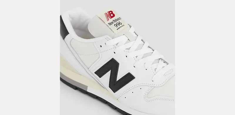 New Balance 996 MiUSA White Black (U996TC)