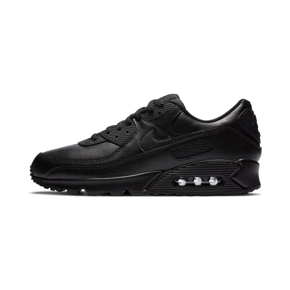 Nike Air Max 90 Leather Triple Black (2020)