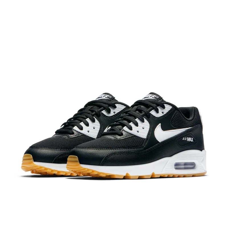 Nike Air Max 90 Black White Gum (W) Black/Gum Light Brown-White-White (325213-055)