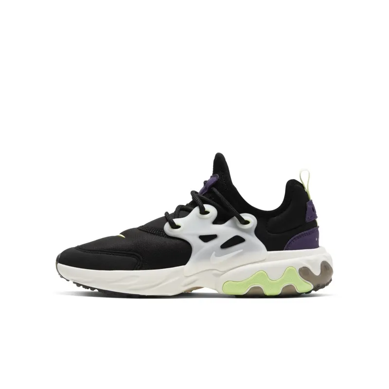 Nike React Presto Black Barely Volt (GS)