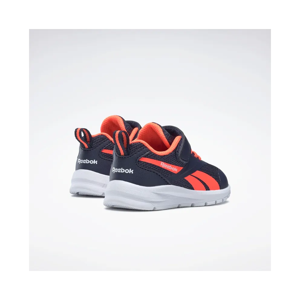 Reebok Rush Runner 3 TD Shoes Vector Navy / Orange Flare / White