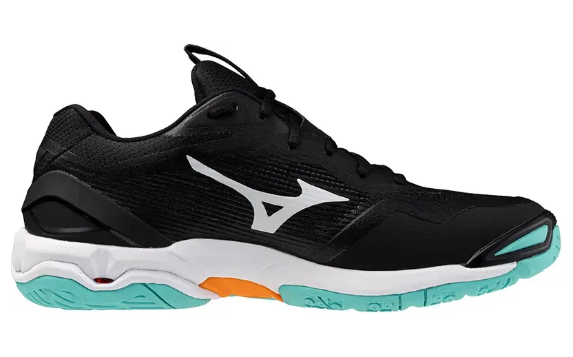 Mizuno Wave Stealth 6 Black Tangelo Ice Green (X1GA243012)