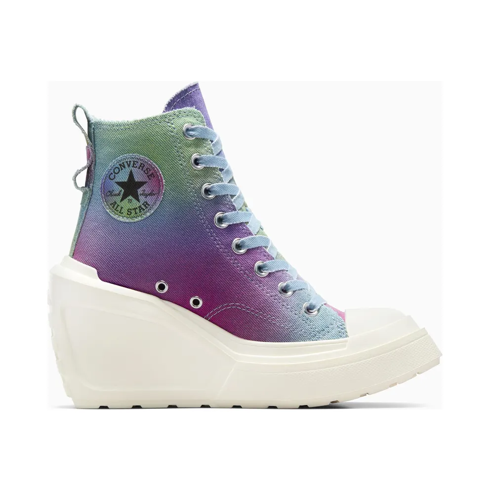 Converse Chuck 70 De Luxe Wedge Platform Out Of The Blue/Egret/Multi (A10309C)