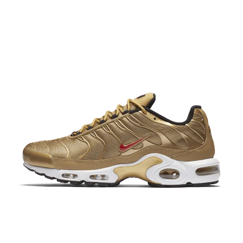 Nike Air Max Plus Metallic Gold Metallic Gold/Metallic Gold-University Red (903827-700)