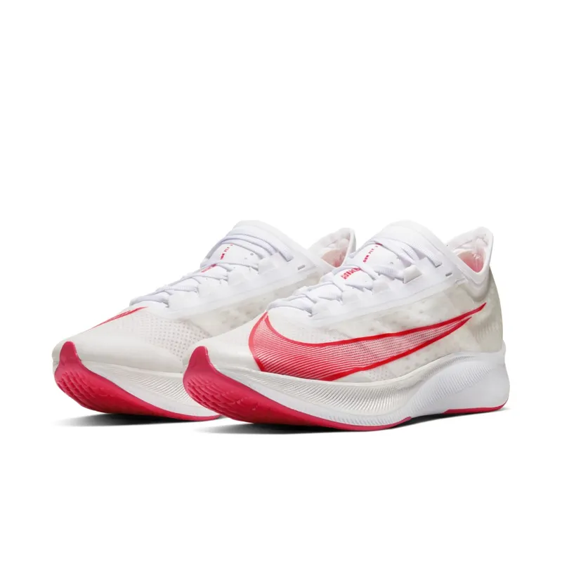 Nike Zoom Fly 3 White Laser Crimson White/Metallic Summit White-Laser Crimson (AT8240-101)