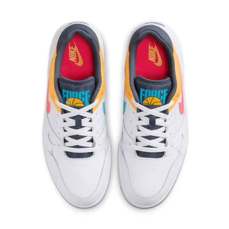 Nike Full Force Low White Thunder Blue Dusty Cactus Racer Pink (HF4846-100)