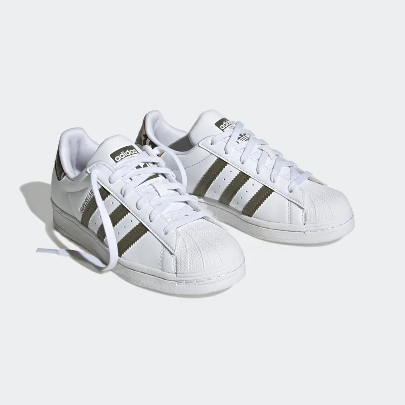 Adidas Superstar Cloud White / Olive Strata / Cloud White (HQ4287)