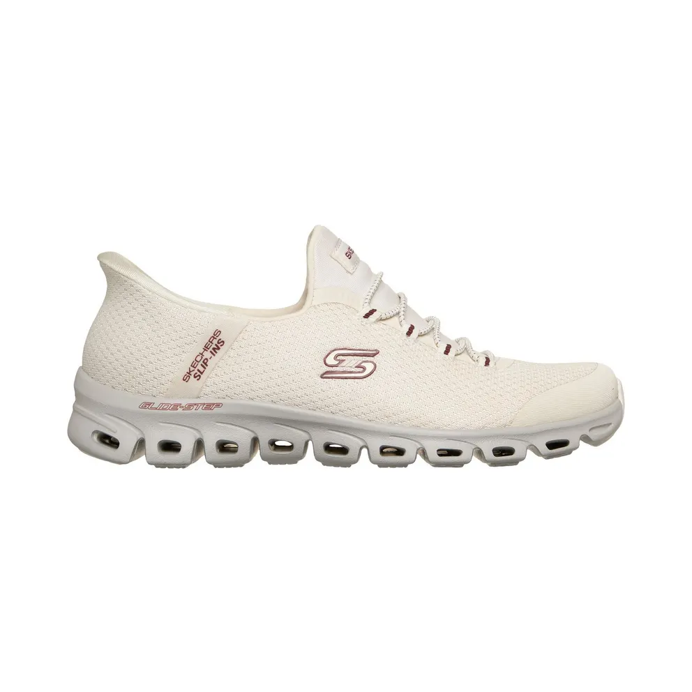 Skechers Slip-Ins: Glide-Step – Vibey – Gebroken Weiß / Grau (104557 OWGR)