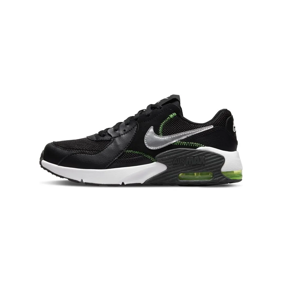 Nike Air Max Excee “Black / Dark Smoke Grey / Green Strike / Chrome” (CD6894-015)