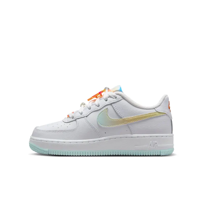 Nike Air Force 1 Low LV8 GS “White Glacier Blue Multi-Color” (IB8890-191)