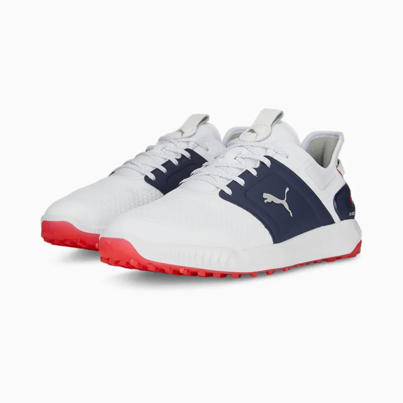 Puma IGNITE ELEVATE Golf Shoes Silver/Blue/White (376077-04)