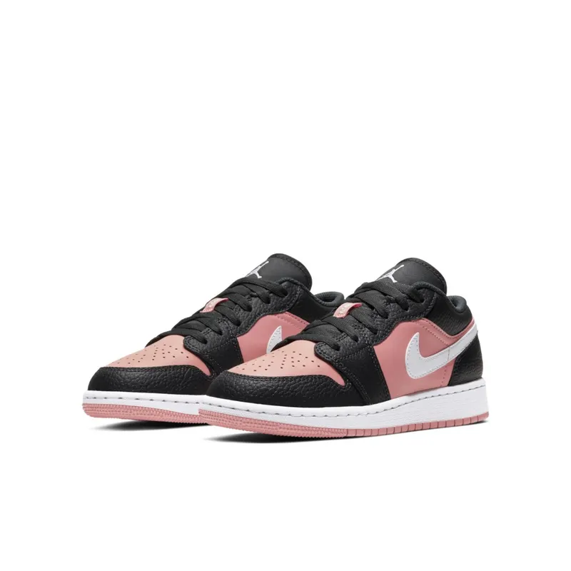 Jordan 1 Low Black Pink Quartz (GS) Black/Pink Quartz (554723-016)