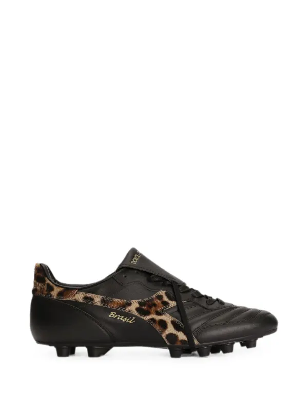 Dolce & Gabbana x Diadora Sneakers mit Leoparden-Print – Schwarz (AD0737DD003)