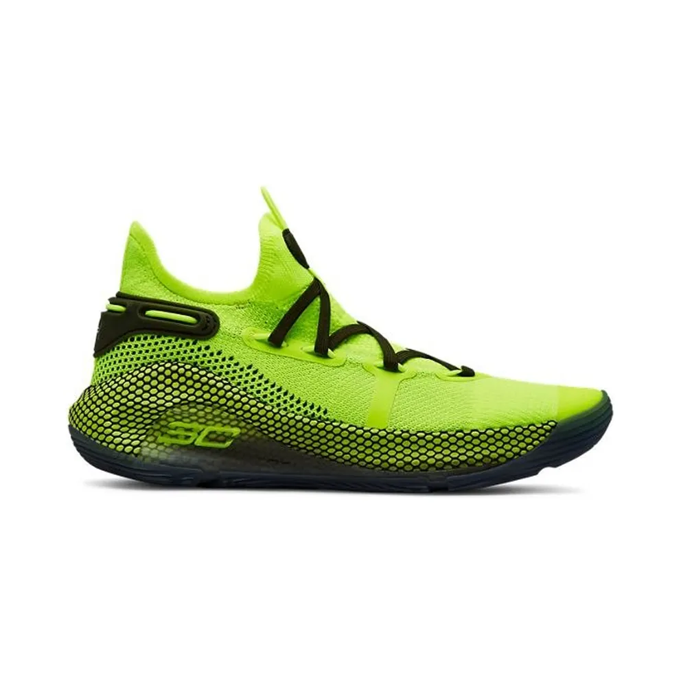 Under Armour Curry 6 Coy Fish (GS) High Vis Yellow/High Vis Yellow-Guardian Green (3020415-302)