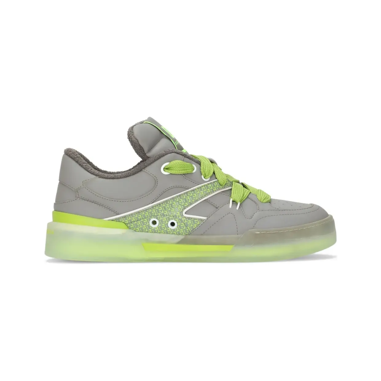 Dolce & Gabbana Dolce & Gabbana New Roma low-top en logopatch “Grey” (CS2211AR729)