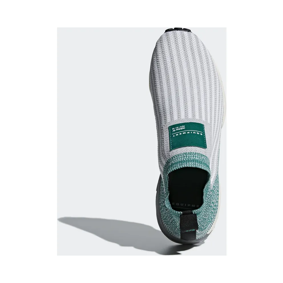 adidas EQT Support Sock Grey Two Sub Green Grey Two/Cloud White/Sub Green (AQ1032)