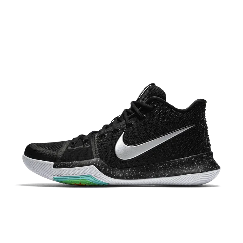 Nike Kyrie 3 Black Ice Black/Total Crimson-Dark Grey-White (852395-018)
