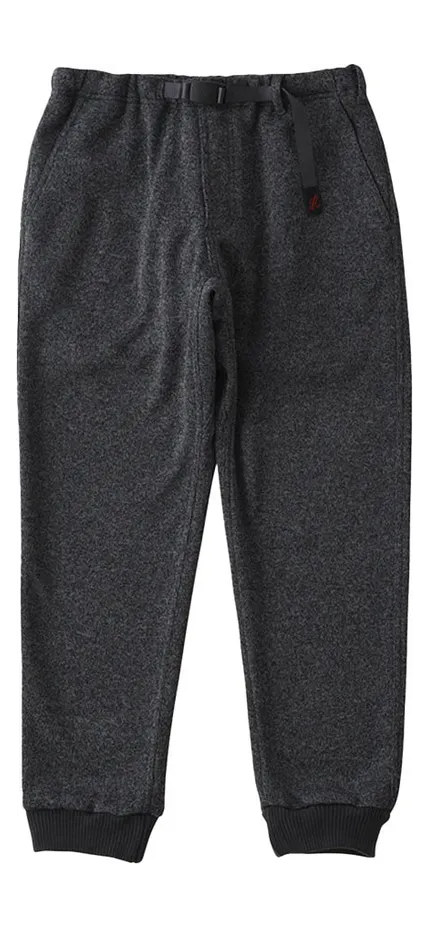 Gramicci – Bonding Knit Fleece Narrow RIB Pant – Hose-Jogger (G2FU-P018-black)