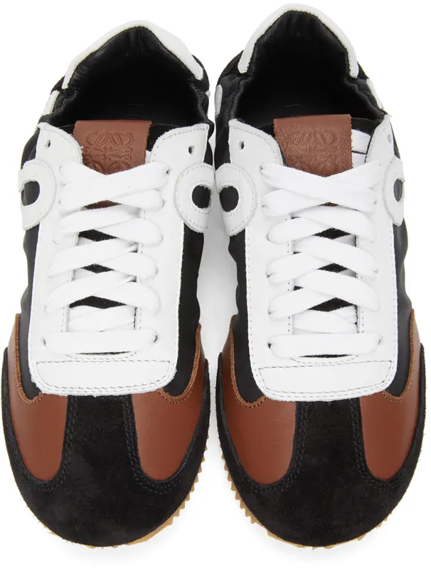 Loewe Black & Brown Ballet Runner Sneakers (L815282X37)