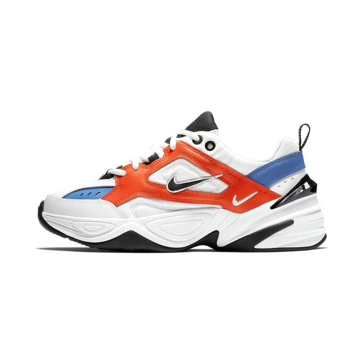 Nike M2K Tekno John Elliott “Summit White / Team Orange / Mountain Blue / Black” (AO3108-101)