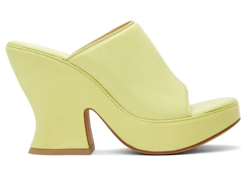 Bottega Veneta Wedge Sandal Light Green (658979VBSD03492)