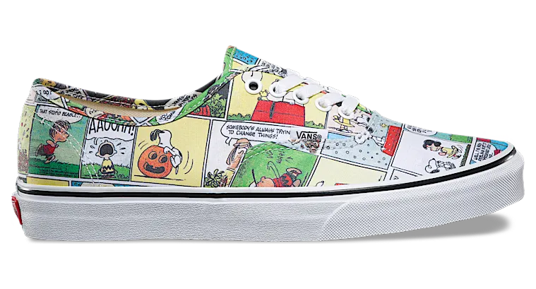 Vans Peanuts x Authentic ‘Comics’ Comics/Black/White (VN0A38EMQQ2)