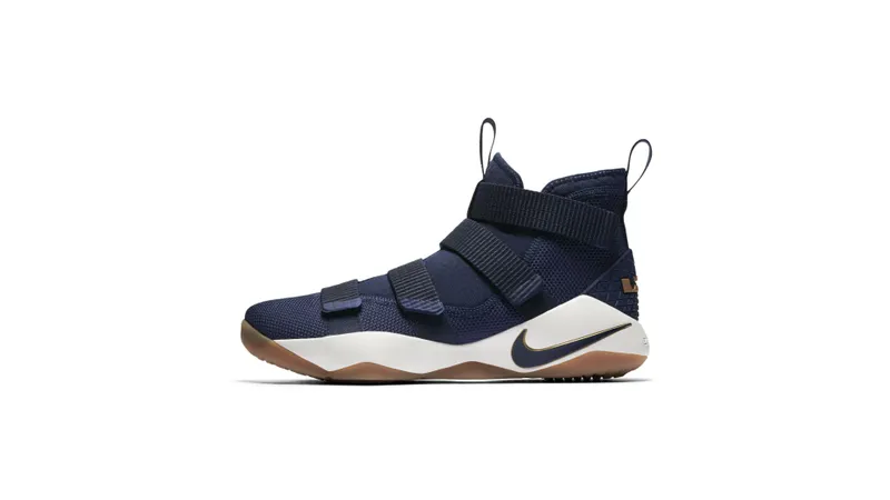 Nike LeBron Soldier 11 Cavs Midnight Navy/Metallic Gold-White (897644-402)
