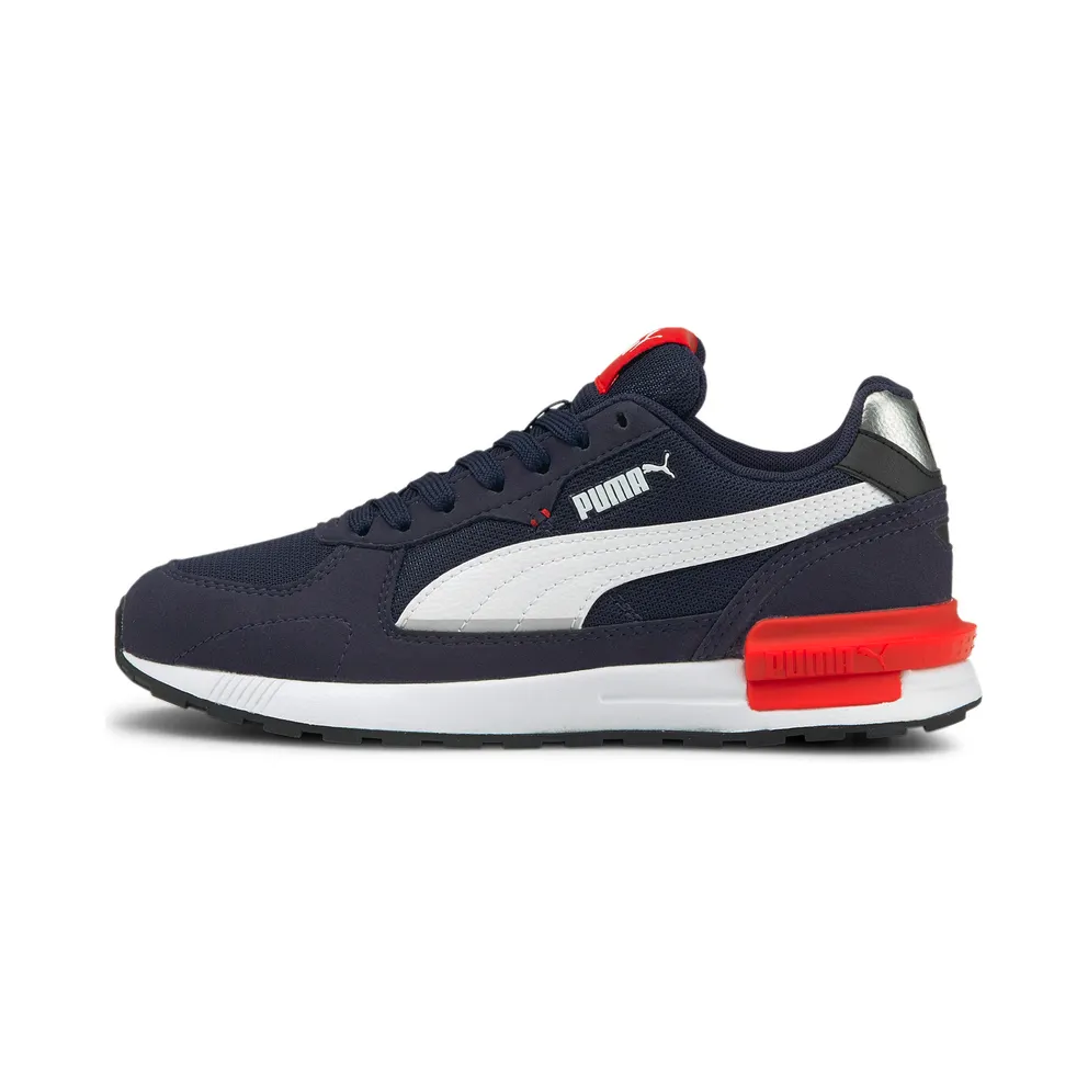 PUMA Graviton Youth Peacoat/White/High Risk Red (381987-04)