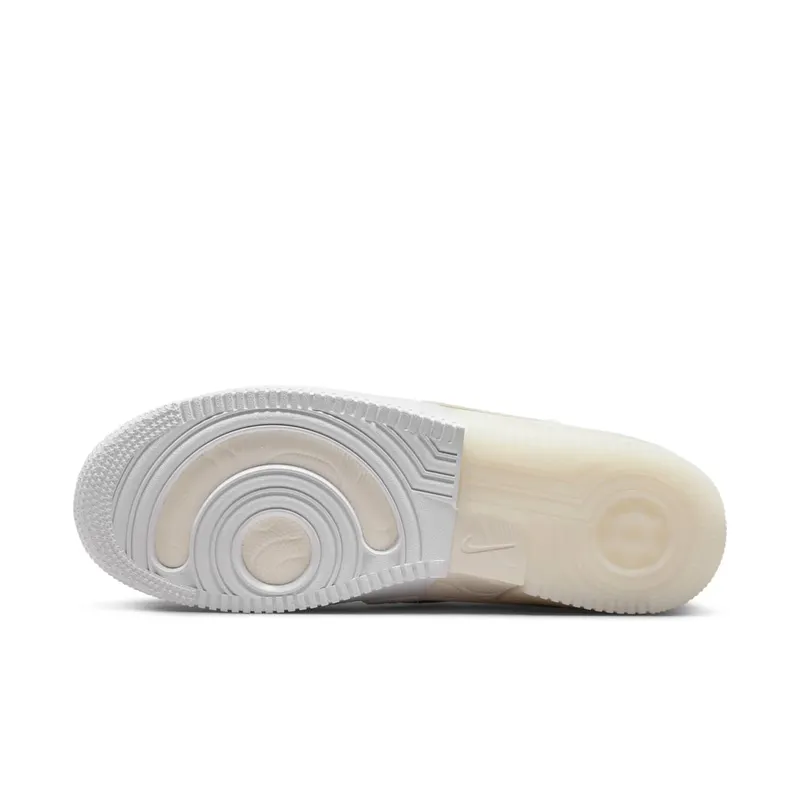Nike Air Force 1 React Coconut Milk – “White / White-coconut Milk / Light Iron Ore” (DH7615-100)