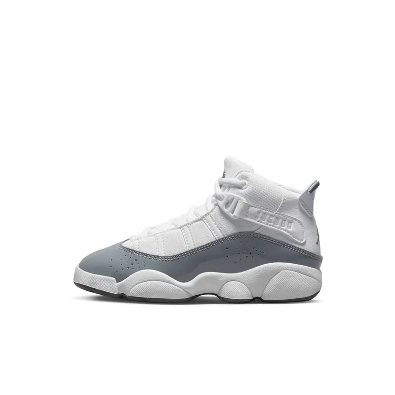 Air Jordan 6 Rings PS “White Cool Grey” (323432-121)