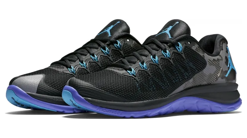Air Jordan Flight Runner 2 Black/Blue Lagoon-Bright Concord