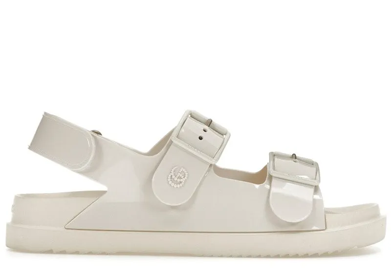 Gucci Mini Double G Sandal Off-White Rubber (_660243 J8700 9050)