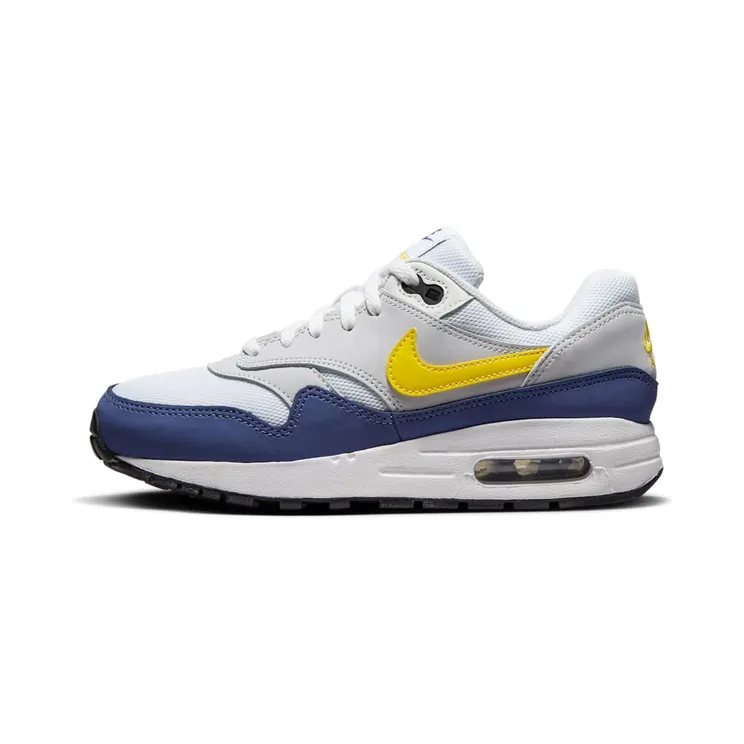 Nike Air Max 1 “White / Blue Recall / Pure Platinum / Tour Yellow” (DZ3307-107)