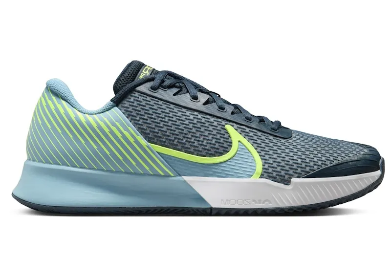 Nike Court Air Zoom Vapor Pro 2 Clay Armory Navy Volt Denim Turquoise (DV2020-400)