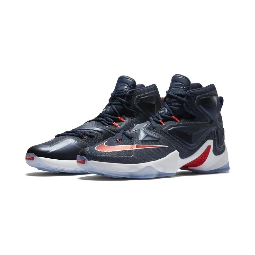 Nike LeBron 13 Midnight Navy Midnight Navy/University Red-White (807219-461)