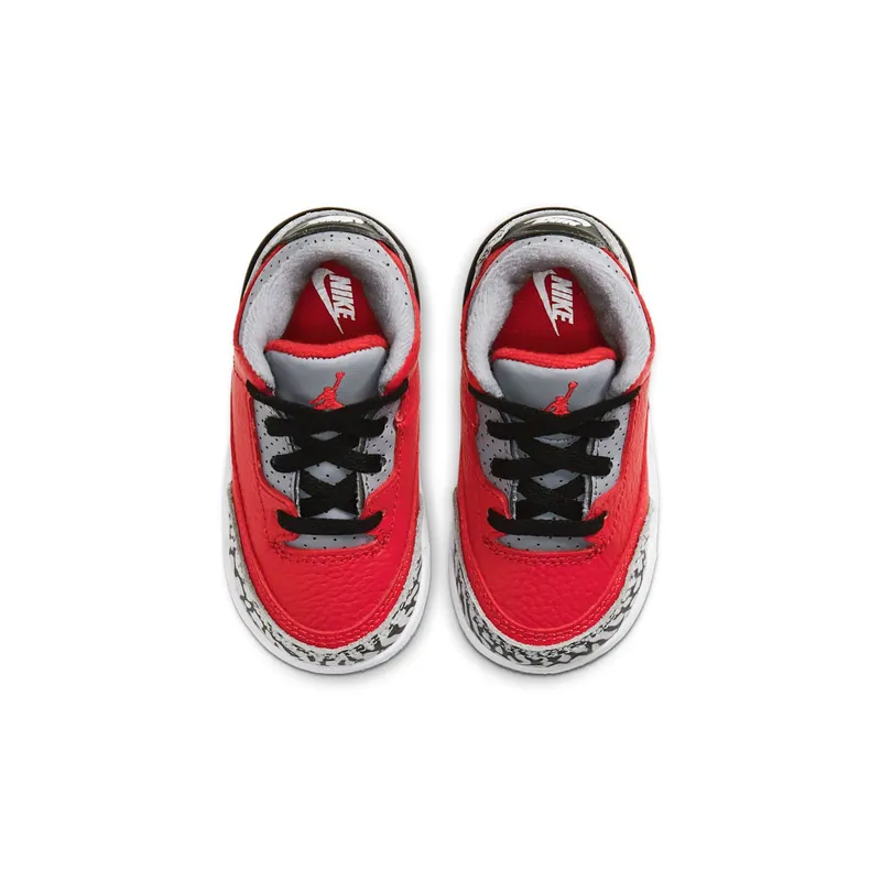 Air Jordan Nike AJ III 3 Retro SE ‘Red Cement’ (TD) (2020) (CQ0489-600)